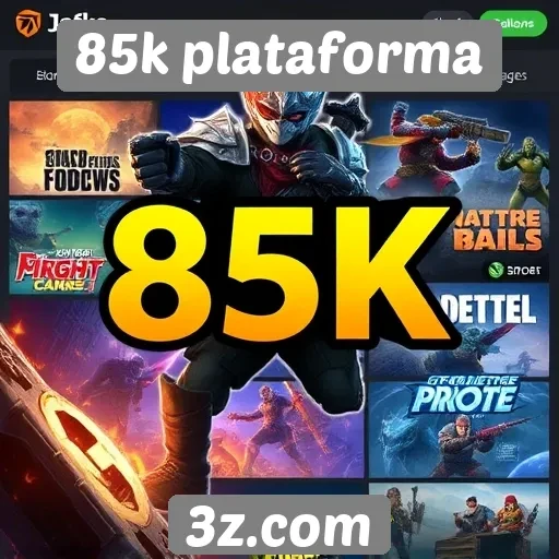 85k plataforma oferece variedade de jogos para todos os gostos